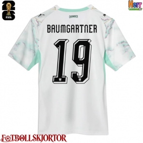 Österrike Christoph Baumgartner #19 Bortatröja VM 2026 Kortärmad